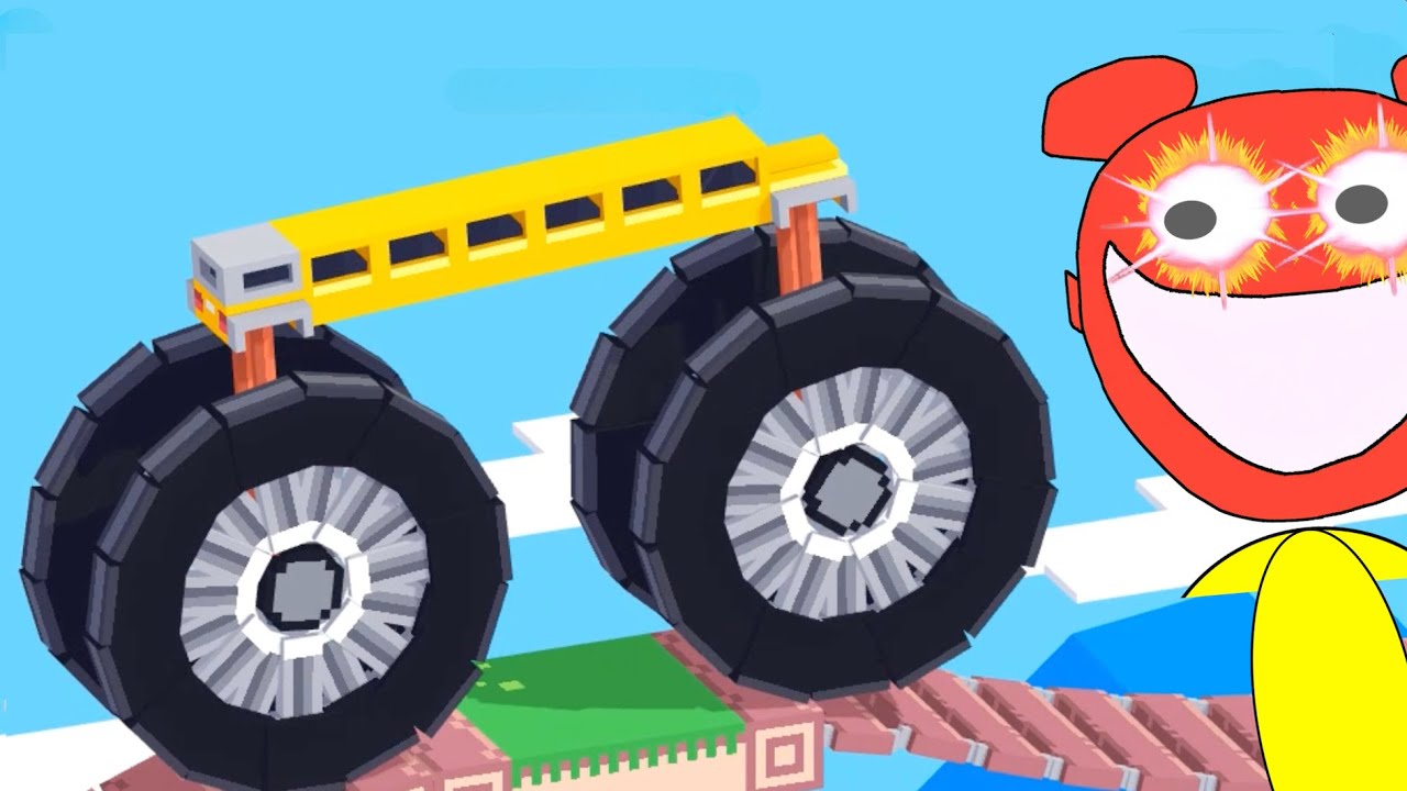 ありえない車を運転する激ムズゲームの神になった🤭パート２【 Drive Mad 】