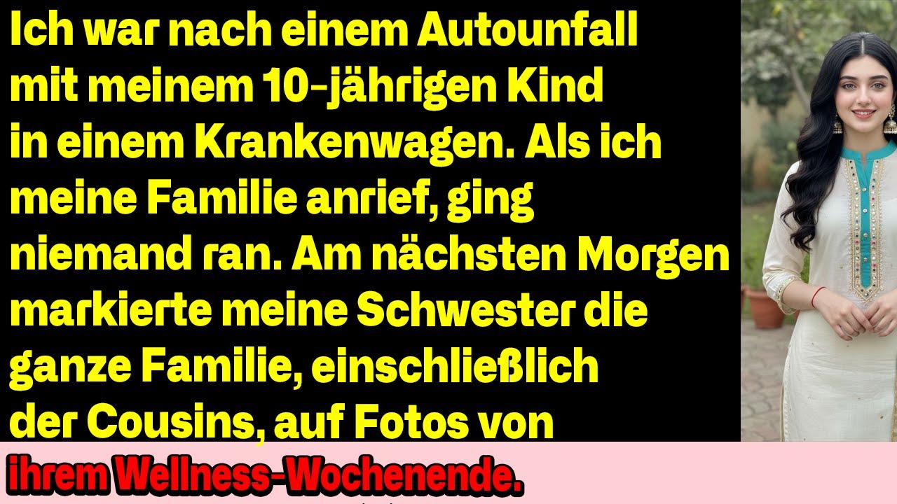 Im Krankenwagen mit meinem 10-Jährigen rief ich meine Familie an – ihre Reaktion zerstörte mich