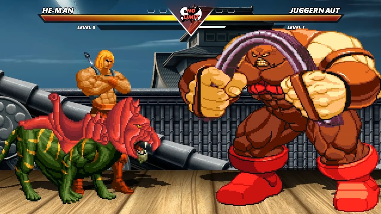 HE-MAN vs JUGGERNAUT - Amazing epic fight battle !