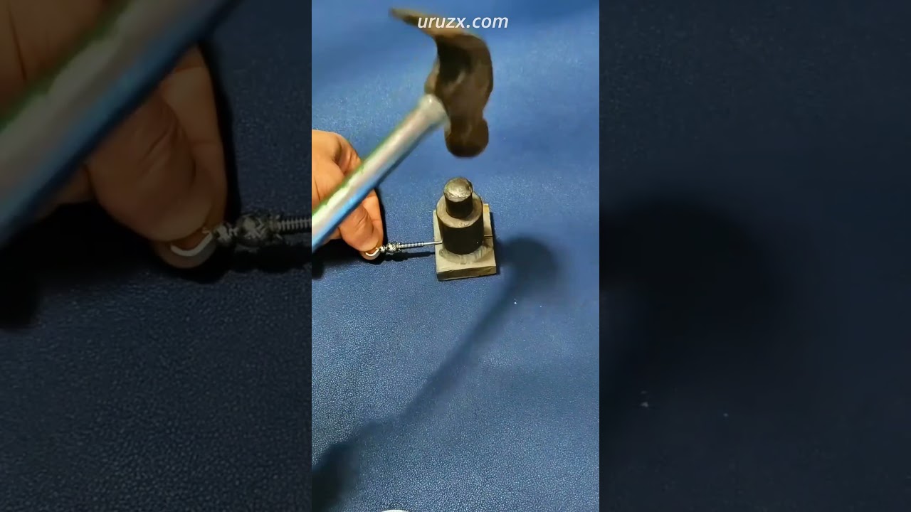 Handmade Stainless Steel Wire Ear Pick with Minimal Finish 