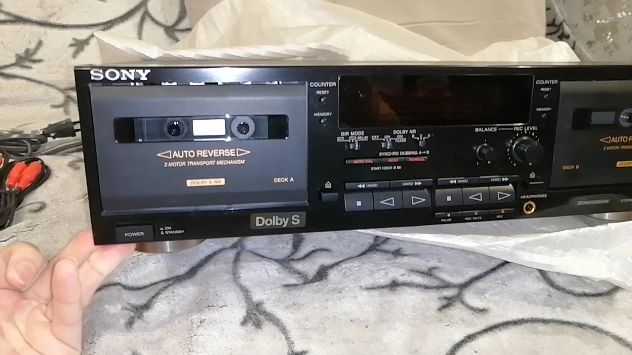 Sony TC-WR635S кассетная дека без пробега и другие покупки