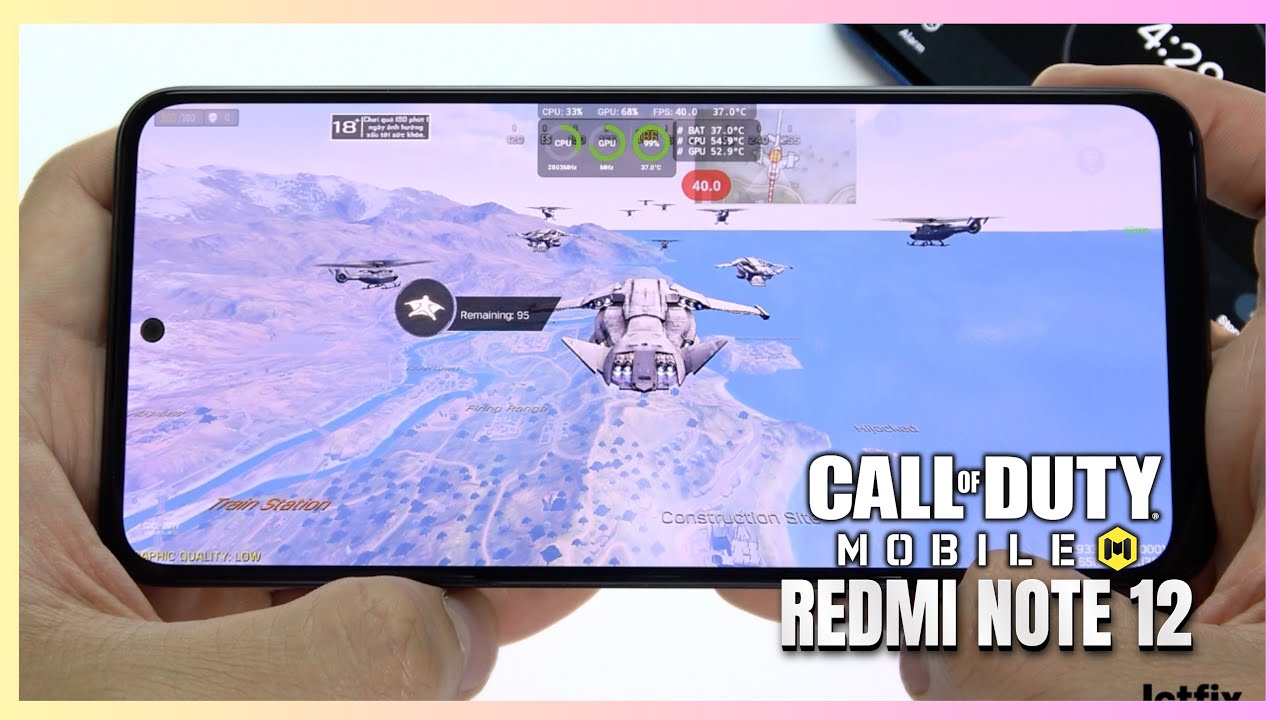 Redmi Note 12 Call of Duty Mobile Gaming test Update | Snapdragon 685