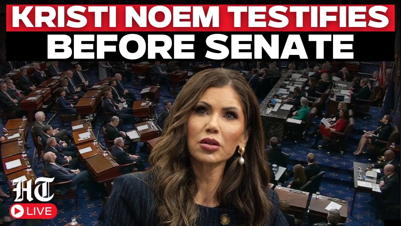 LIVE | Kristi Noem Testifies Before Senate in First Appearance Since Minneapolis Protesters’ Deaths