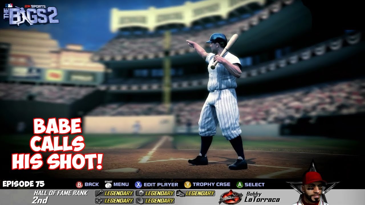 BABE CALLS HIS SHOT AGAINST ME - The Bigs 2 Become A Legend Gameplay Episode 75