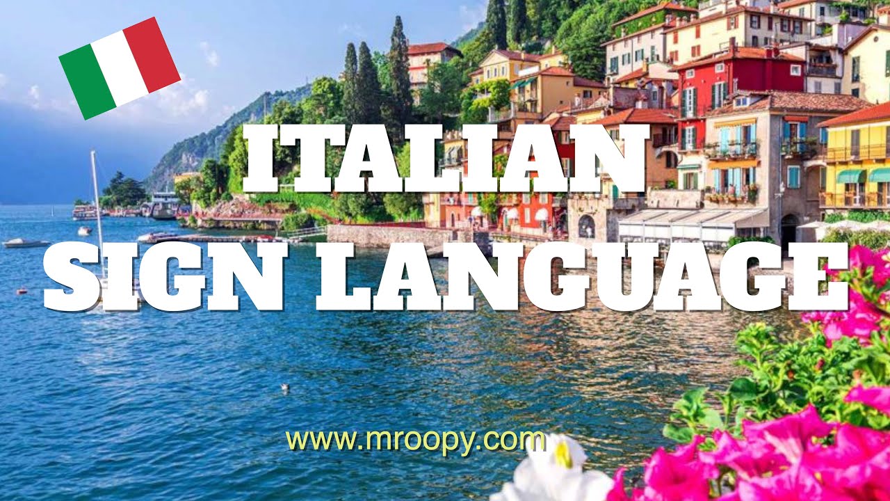 Italian Sign Language for Fun  | Fun Italian Learning Education with Mr Oopy