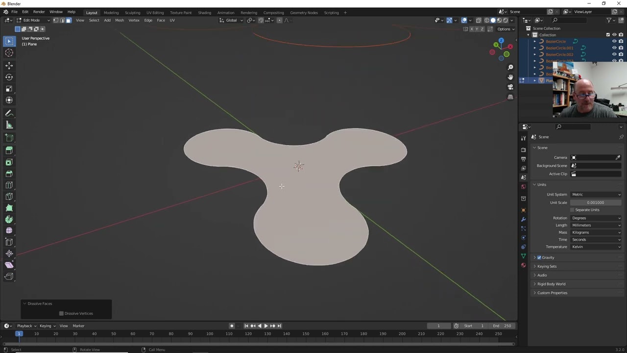 Modeling a Fidget Spinner in Blender for 3d Printing