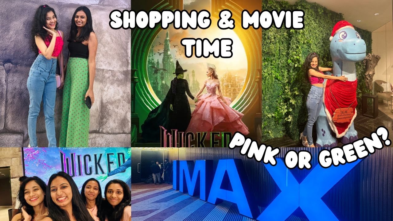 IMAX Movie එකක් බලන්න යමු 🎥  Wicked 💖💚 Havelock City Mall එකේ shopping 🛍️ අයිස් ක්‍රීම් කේක් 🍰  Vlog