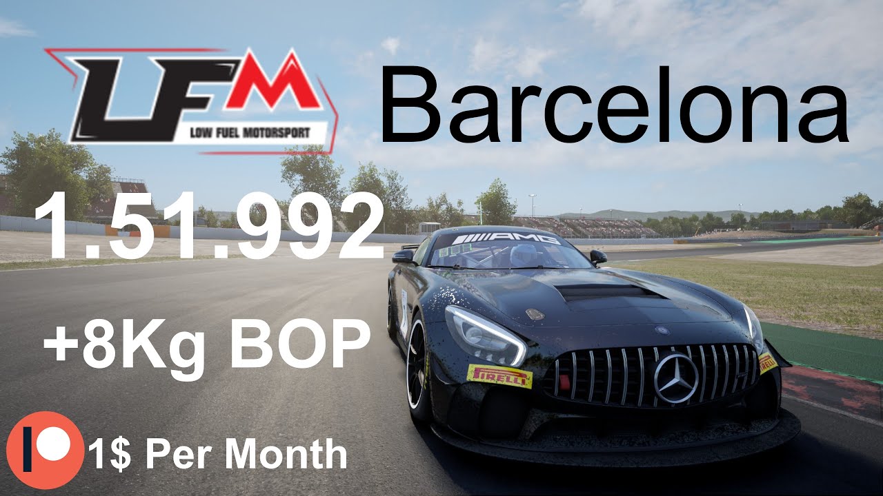 Mercedes AMG GT4 Barcelona LFM Setup /1$ per month