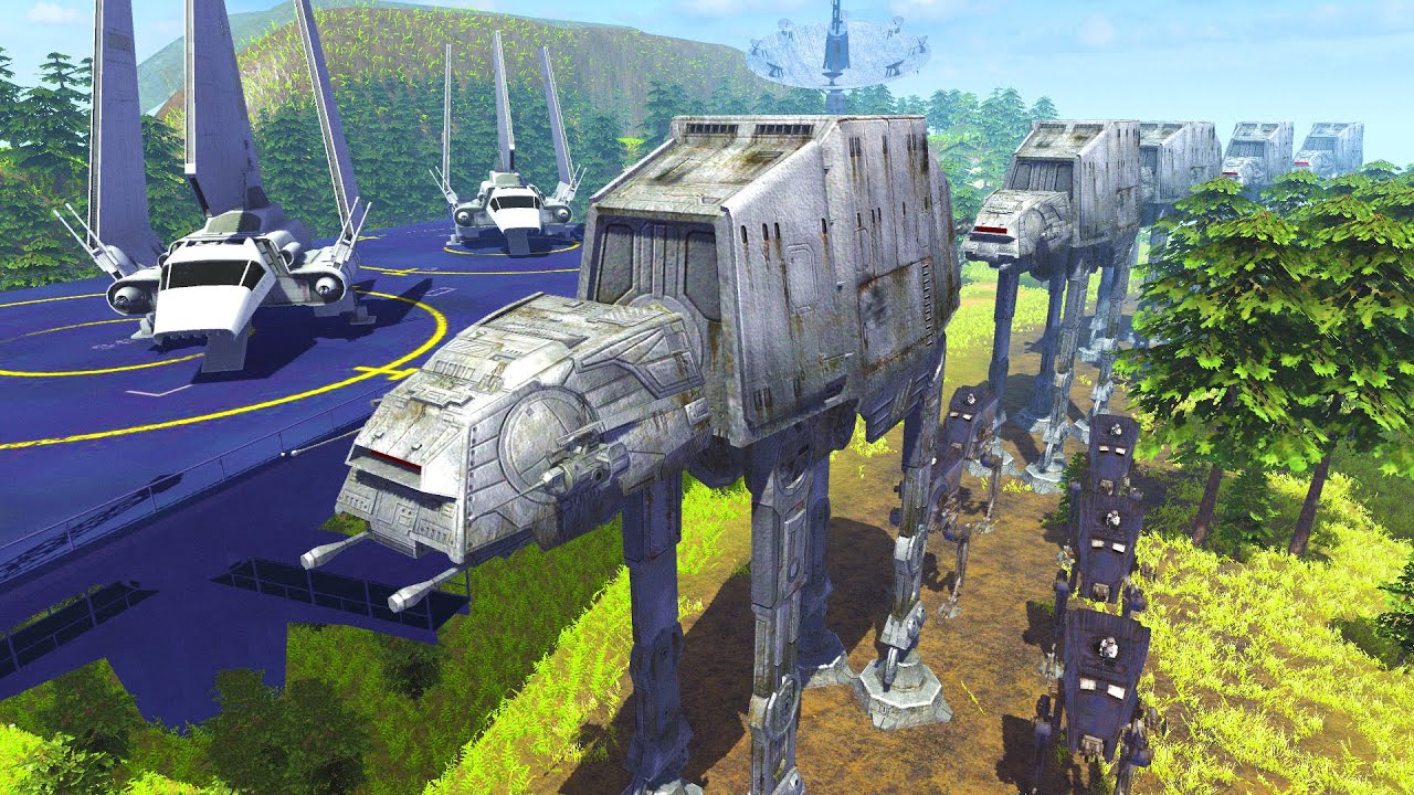 Deploy the Stormtrooper Army Garrison on Endor... - Men of War: Star Wars Mod Battle Simulator
