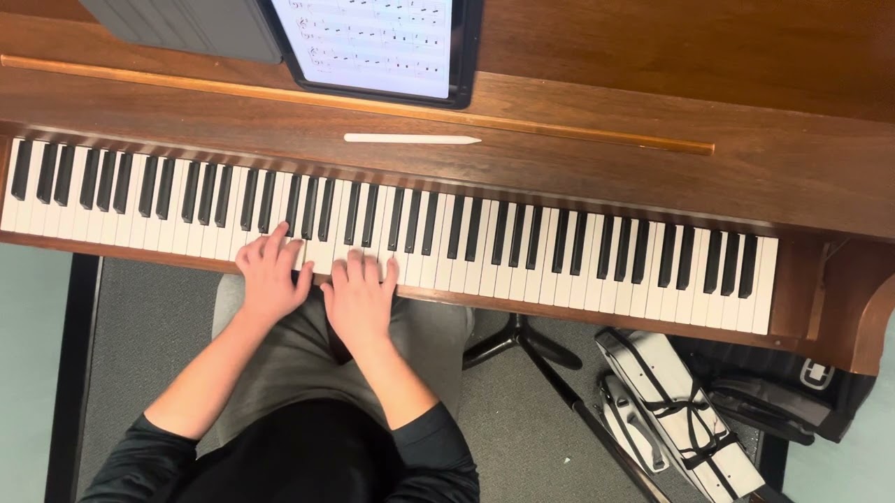 At the ball piano final