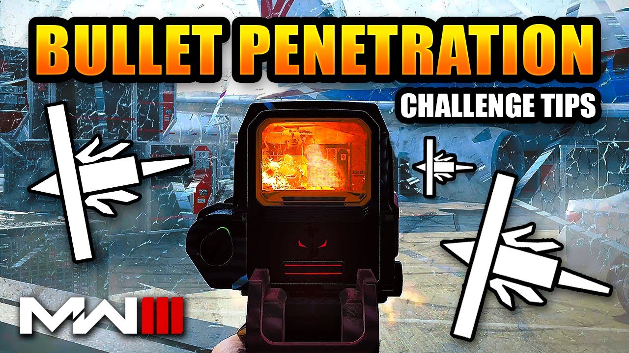 Easy BULLET PENENTRATION KILLS in Modern Warfare 3! [MW3 Tips]