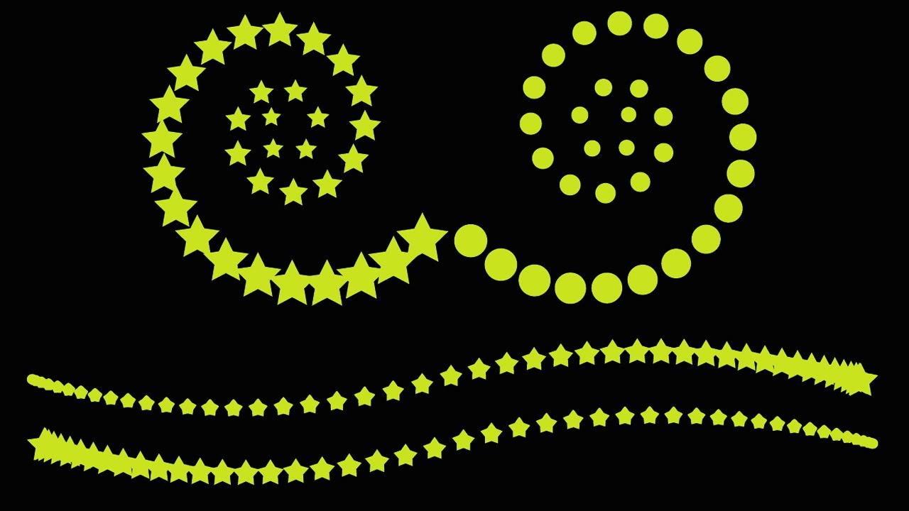 How to Blend Shapes along A Custom Path | Blend Tool Effect