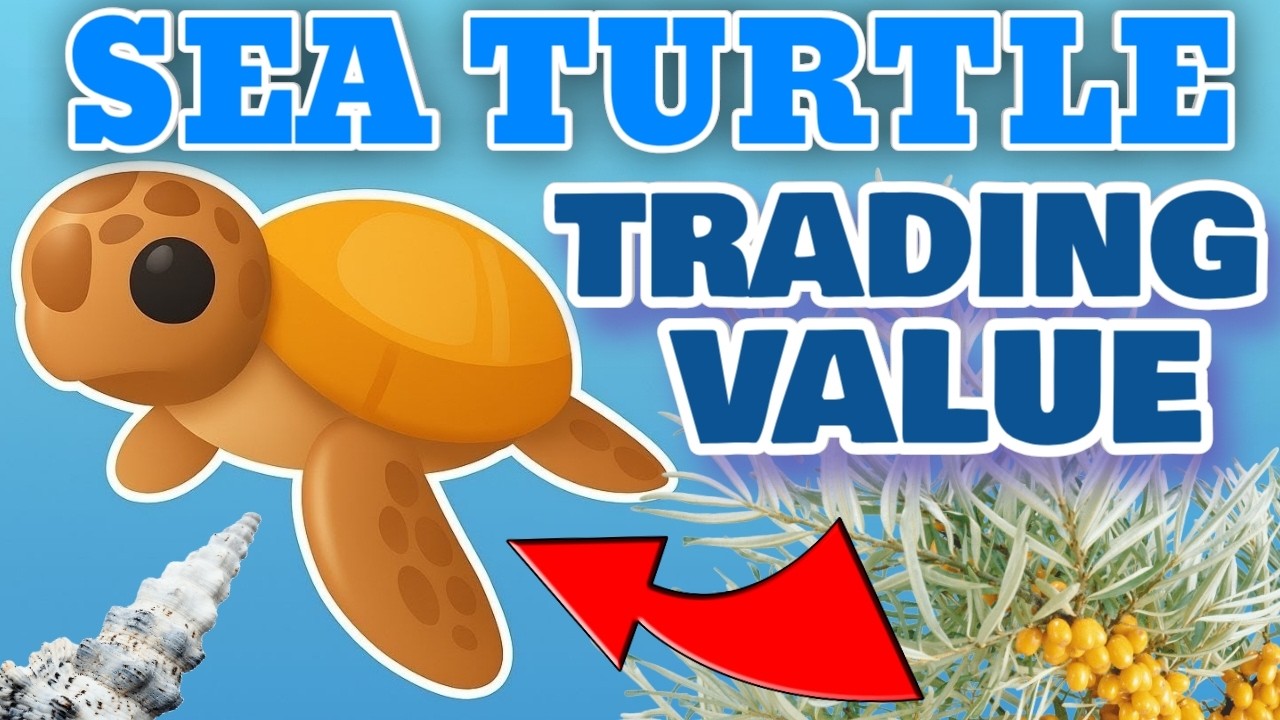 SEA TURTLE TRADING VALUE IN ADOPT ME! #seaturtle #adoptme #endangeredegg
