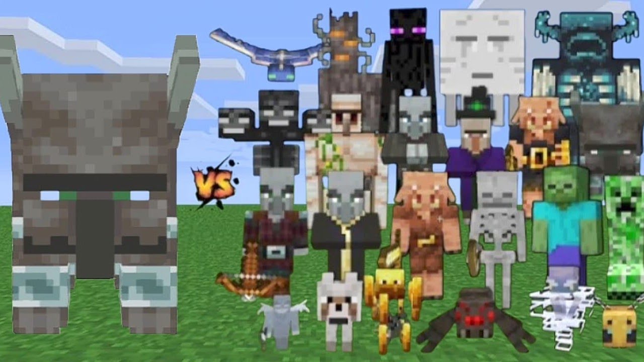 Ravager vs Every mob in Minecraft (Java Edition) - Minecraft Ravager vs All Mobs