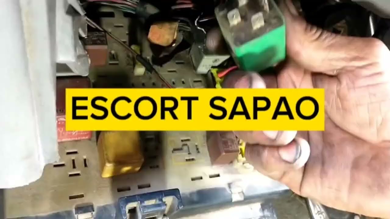 ESCORT SAPAO NAO CENTELHA AS VELAS E NEM FUNCIONA A INJEÇAO.