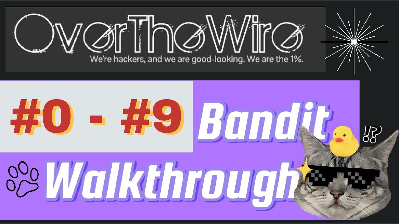 2026 OverTheWire Bandit CTF Walkthrough | Level 0 - Level 9