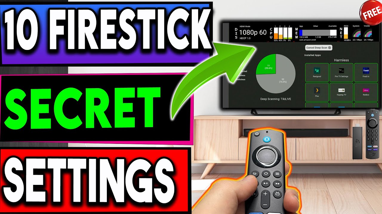 🔴10 FIRESTICK TRICKS YOU SHOULD KNOW !