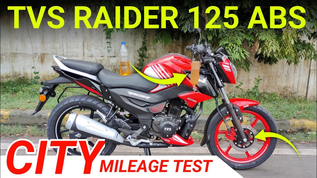 TVS Raider 125 ABS Mileage Test ⛽| TVS Raider 125 ABS Model Mileage Test |TVS Raider 125 ABS Model
