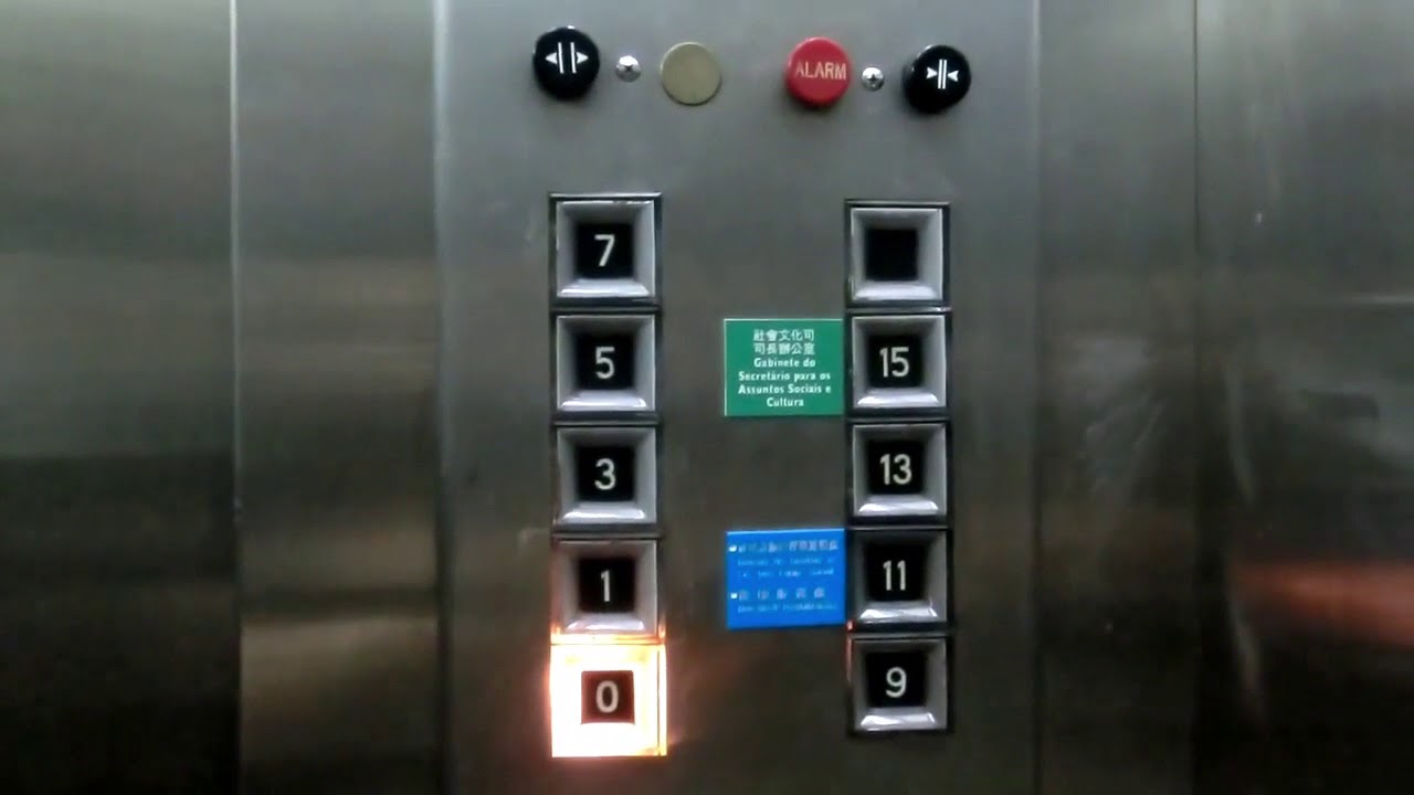 Modernized Otis Square Lexan Elevator in Macau: Before & After