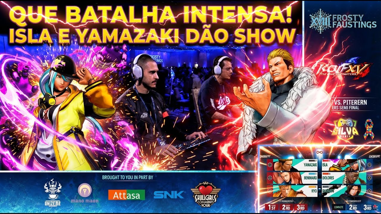 KOFXV | Comite Piter vs Lokof! — Um Show de Isla e Yamazaki - Проигравшие в полуфинале Frosty Fau...