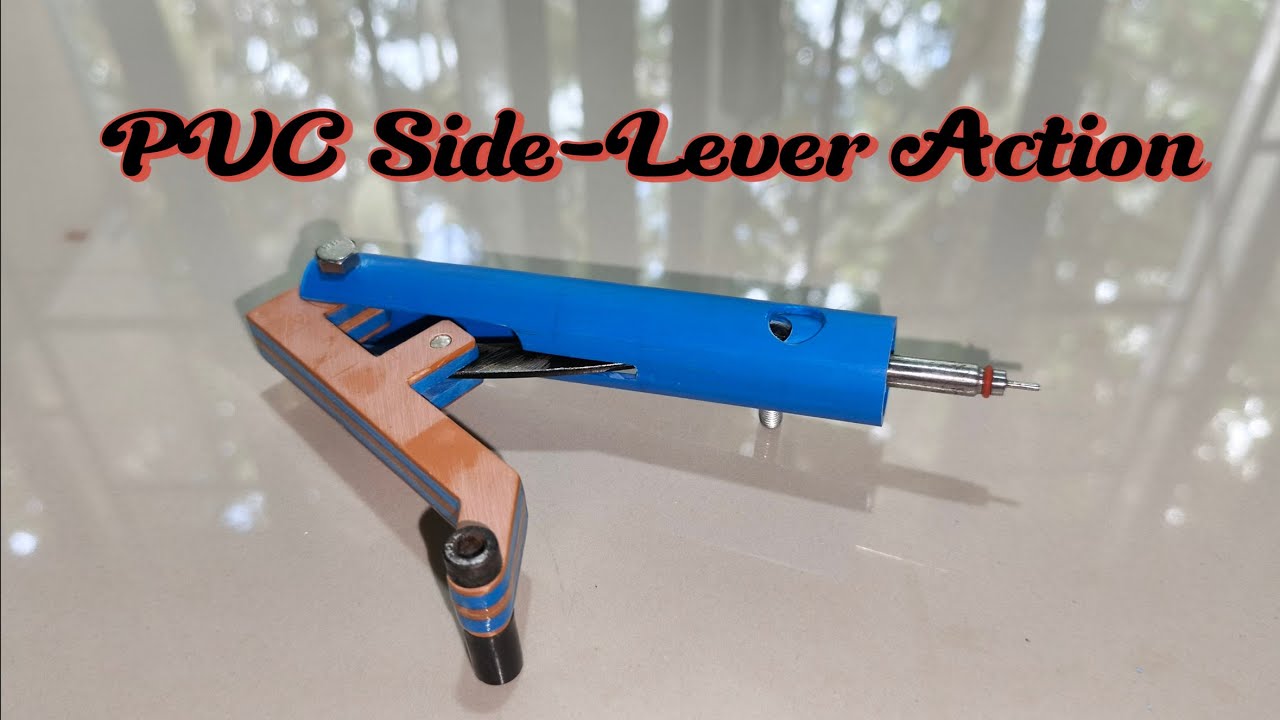 How to Make PVC Side-Lever Action | Diy Side-Lever Action 