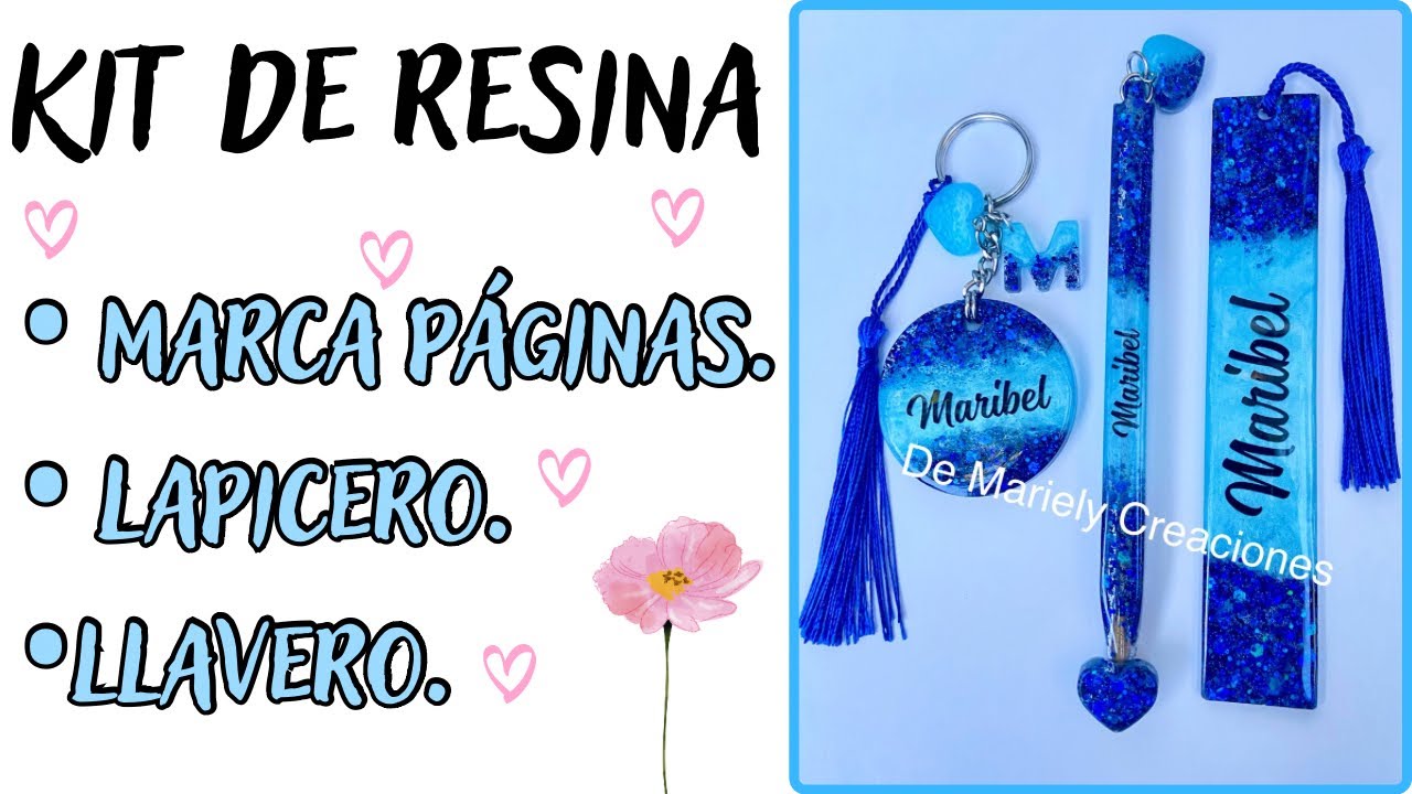 Tutorial kit de resina para regalar. 