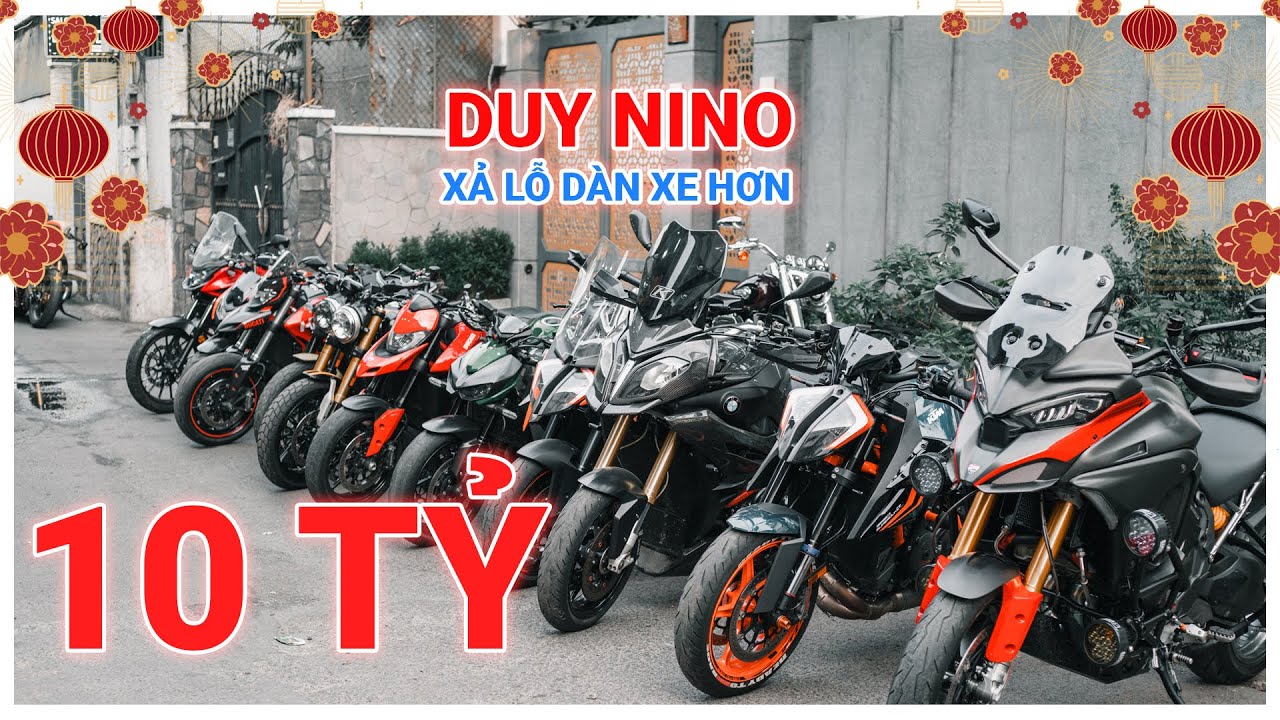DUY NINO xả lỗ dàn xe hơn 10 TỶ đón Tết