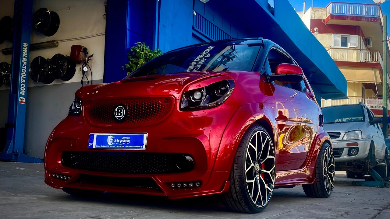 SMART 453 BRABUS style wheels changing rims