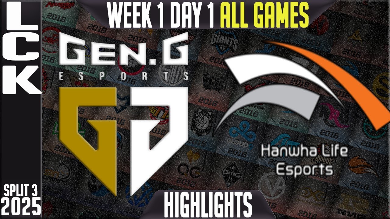 GEN vs HLE Highlights ALL GAMES | LCK Split 2 2025 W1D1 | Gen.G vs Hanwha Life Esports