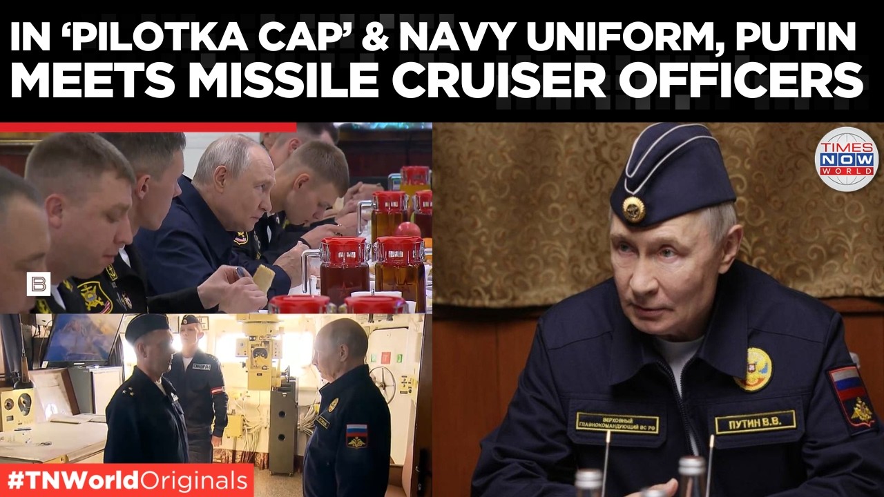 Putin Boards Russia&rsquo;s Varyag in Naval Uniform &mdash; Then Declares: &ldquo;You Are Also on the Front Lines&rdquo;
