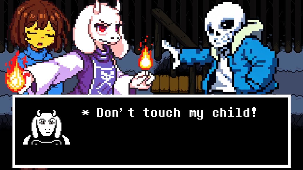 Undertale, but Toriel Protects Frisk at ALL COSTS