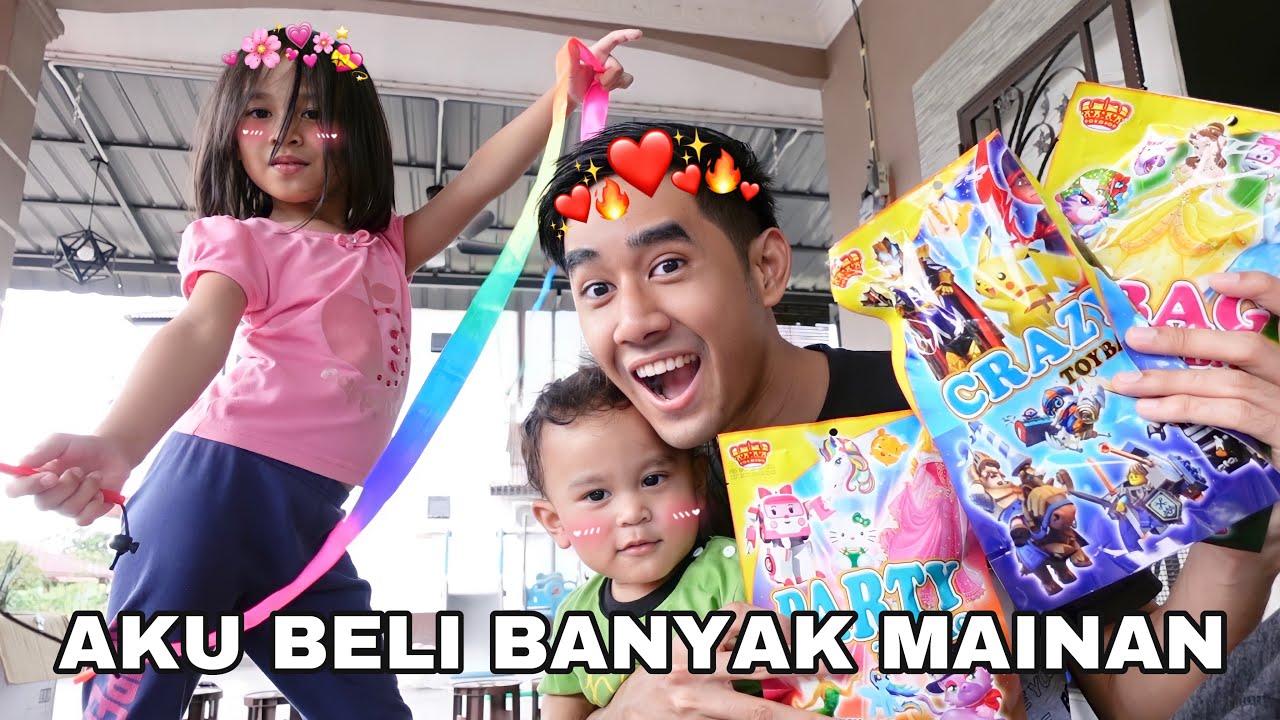 AKU BELI MAINAN BANYAK GILA 😂