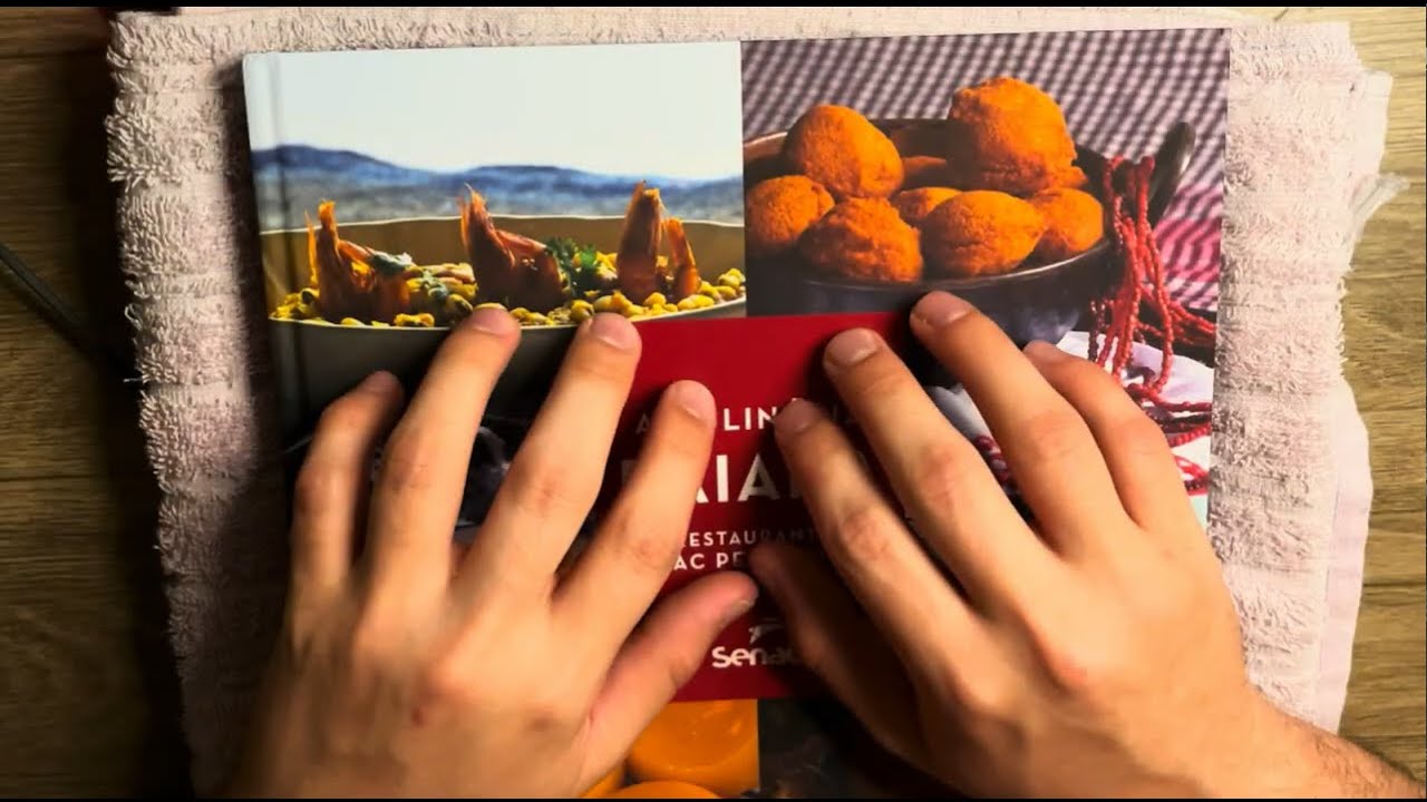 ASMR Caseiro - Conversa Suave, Leitura + Sons de Páginas, Tapping e Sons de Boca