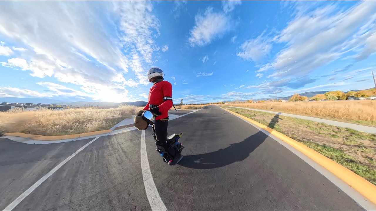 Electric Unicycle Sherman S Fall Ride 2025 4K