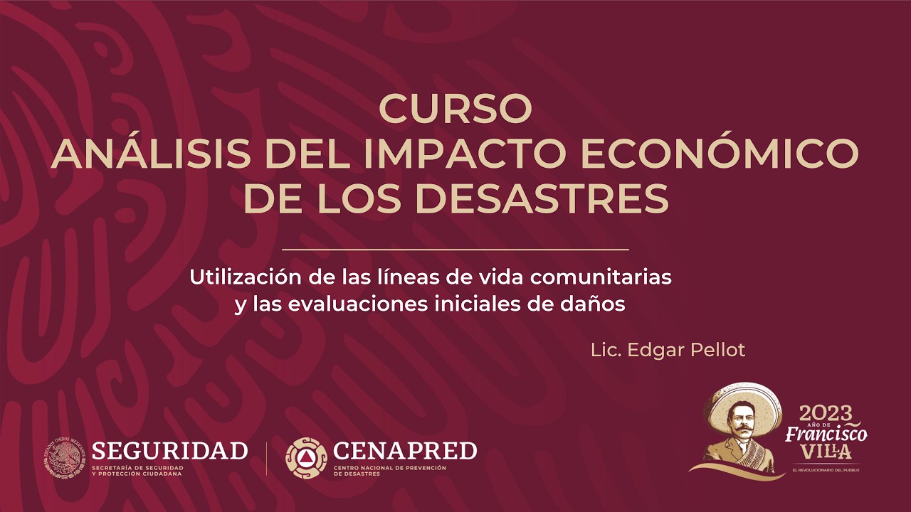 Curso  Análisis del impacto económico de los desastres, Tema 5