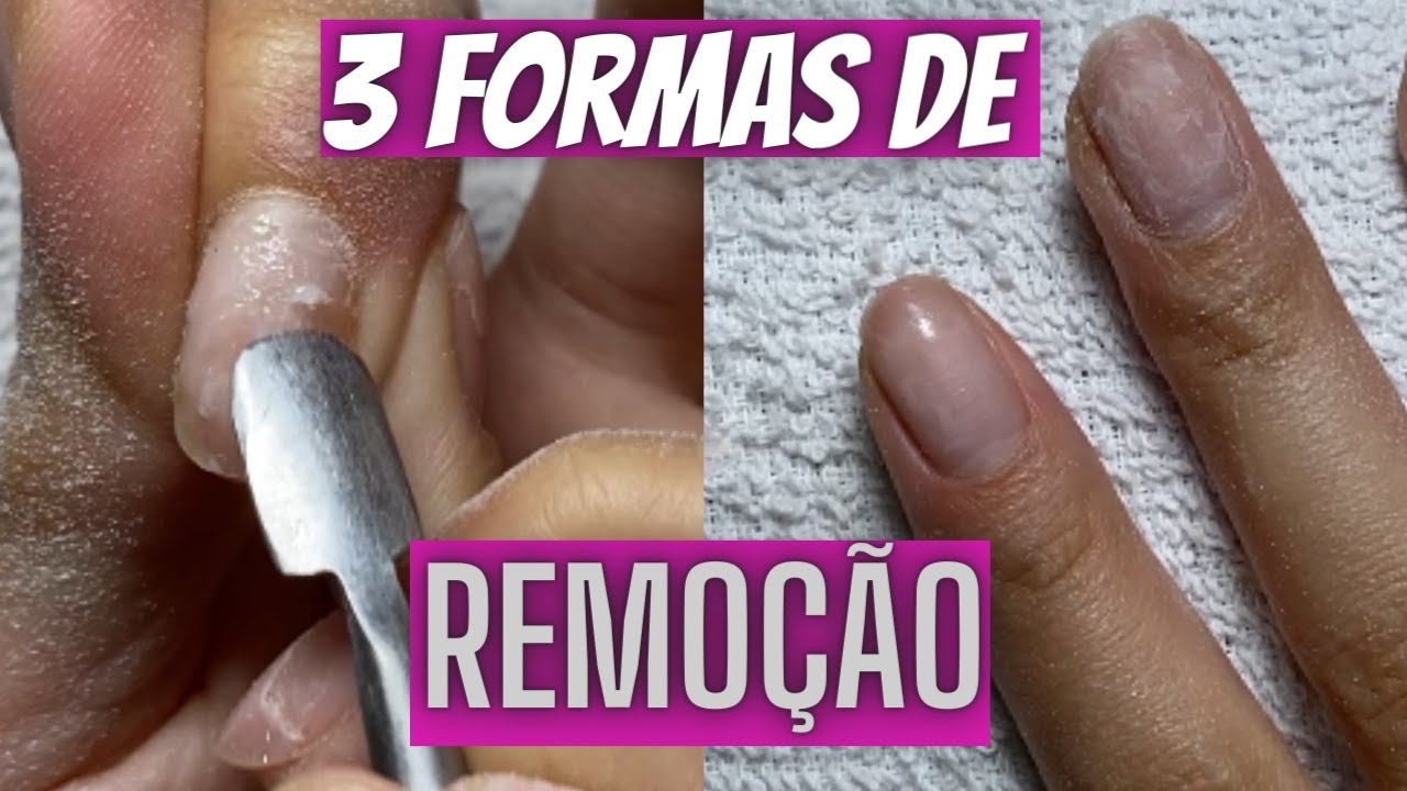 Removendo esmalte em gel sem danificar a unha natural