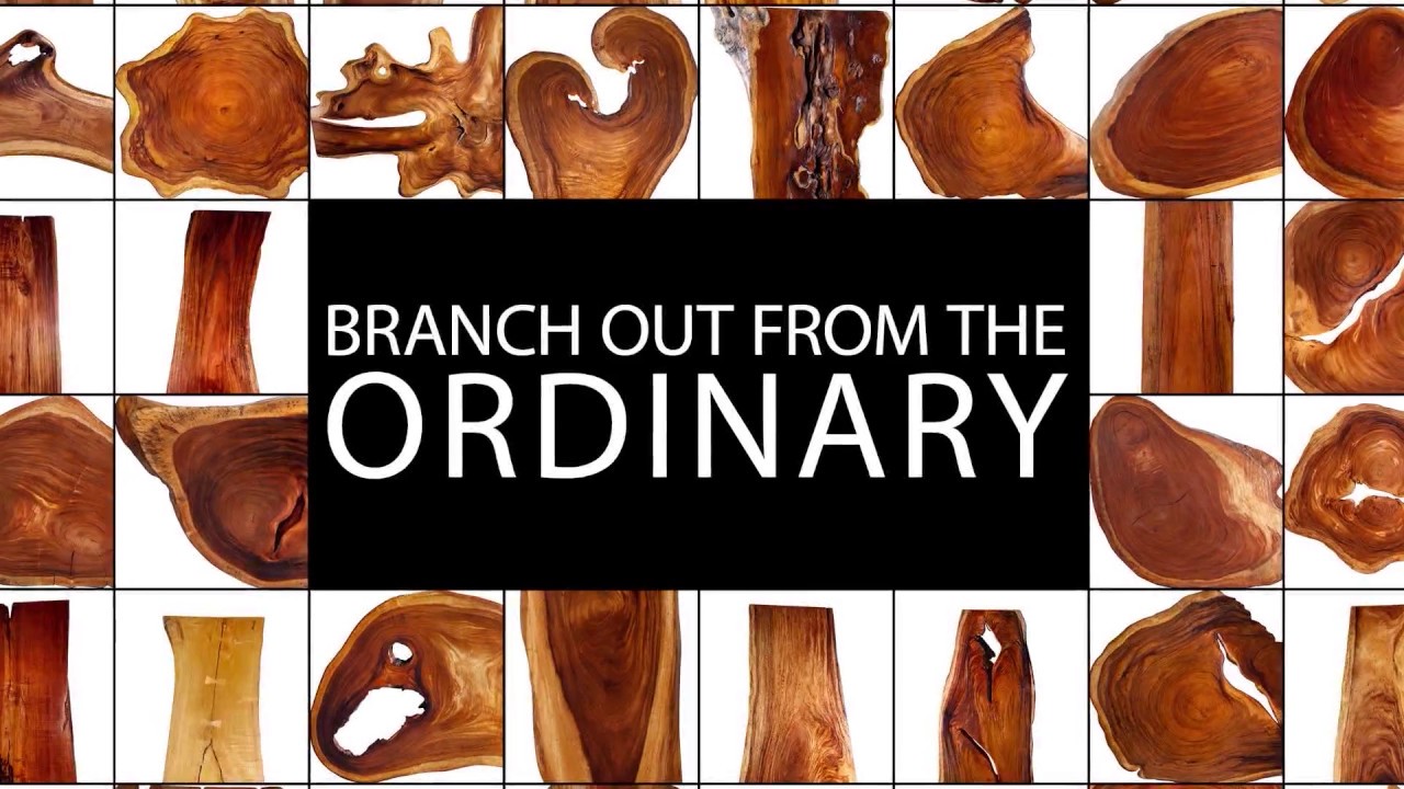 Exotic Live Edge Wood Slabs