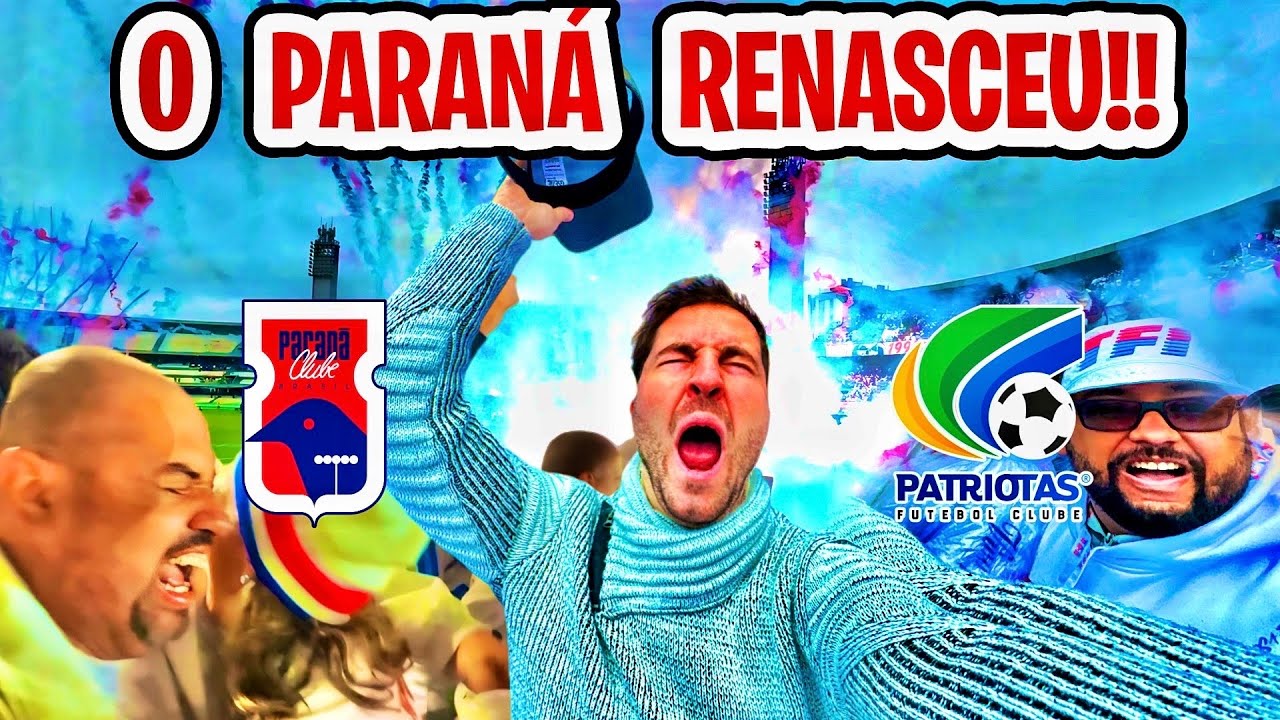 ESSA TORCIDA NÃO DEIXOU O CLUBE ACABAR - O PARANÁ SUBIU/ Paraná 3 x 0 Patriotas