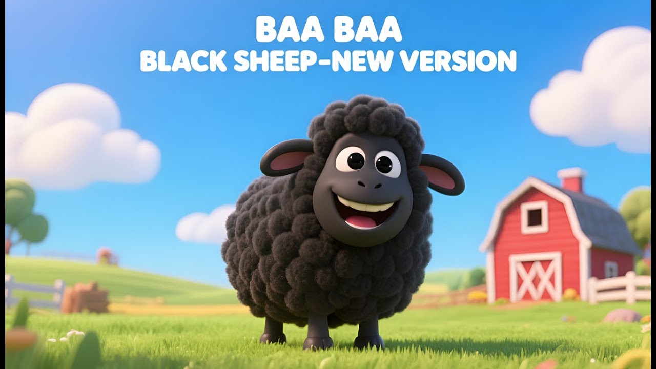 Baa Baa Black Sheep 🐑 | New Fun Version for Kids