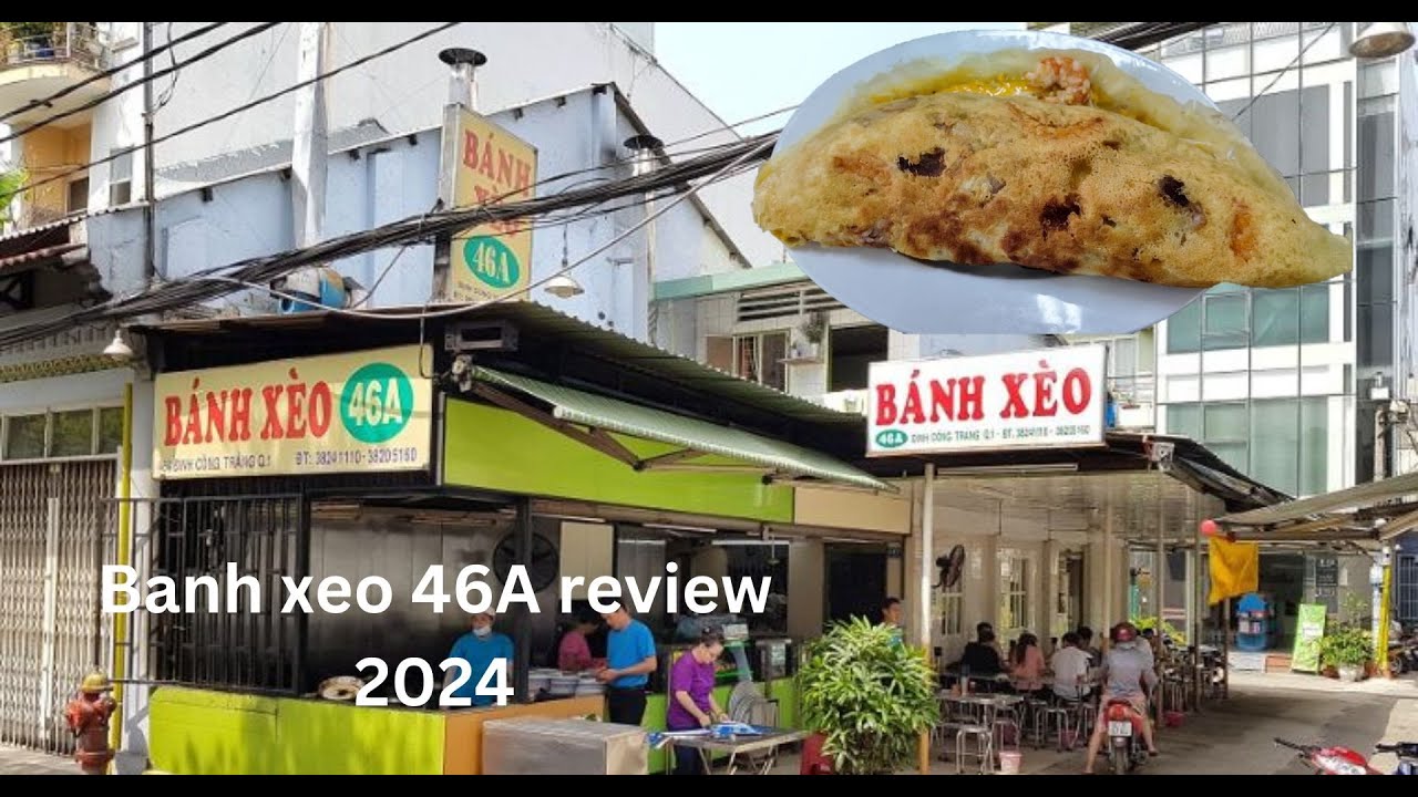 My review of banh xeo 46A in Saigon, 2024 #banhxeo #saigon #vietnam #streetfood