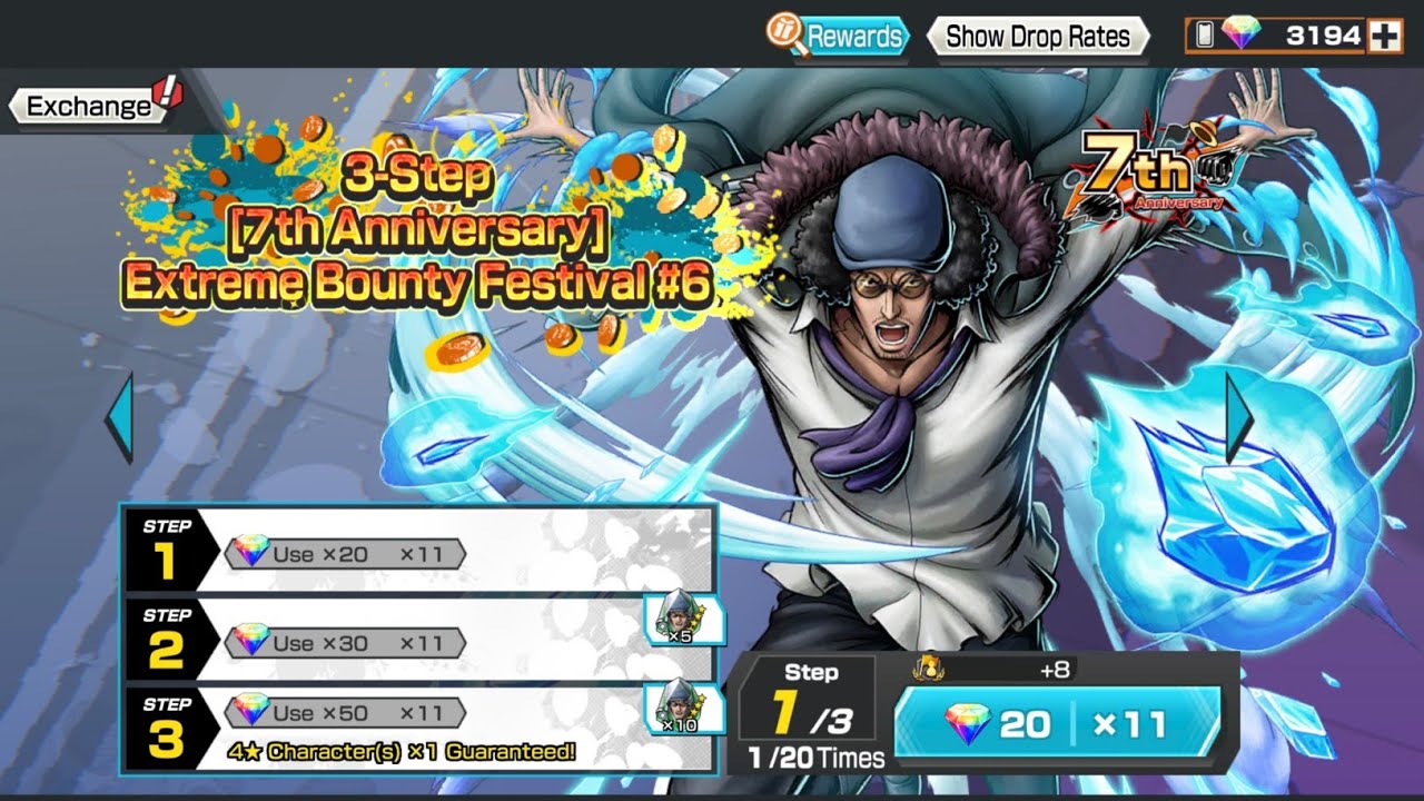 REBANNER EXTREME KUZAN | ONE PIECE BOUNTY RUSH | OPBR