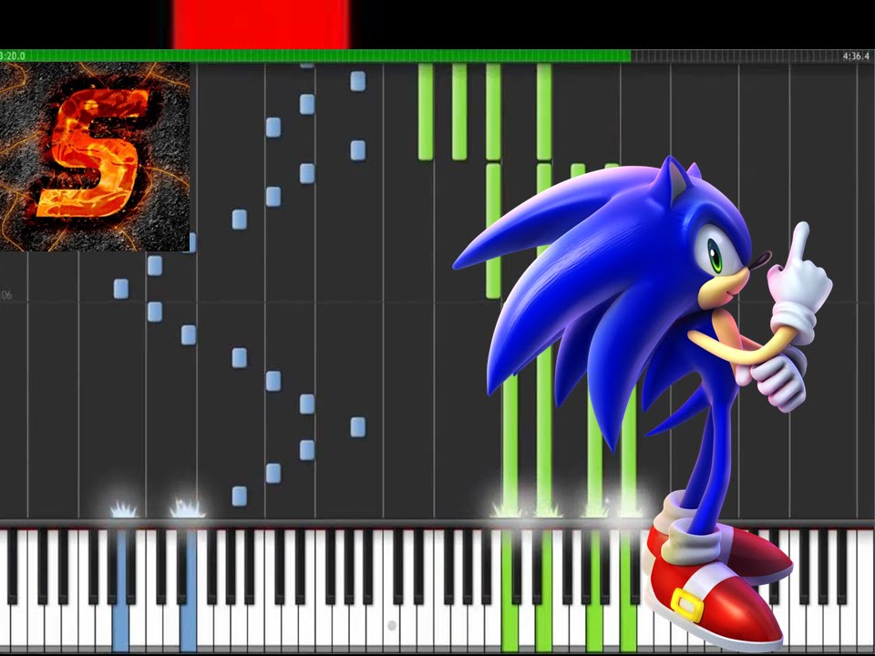 Sonic 06 Crisis City(Piano Tutorial_Synthesia_Remix)
