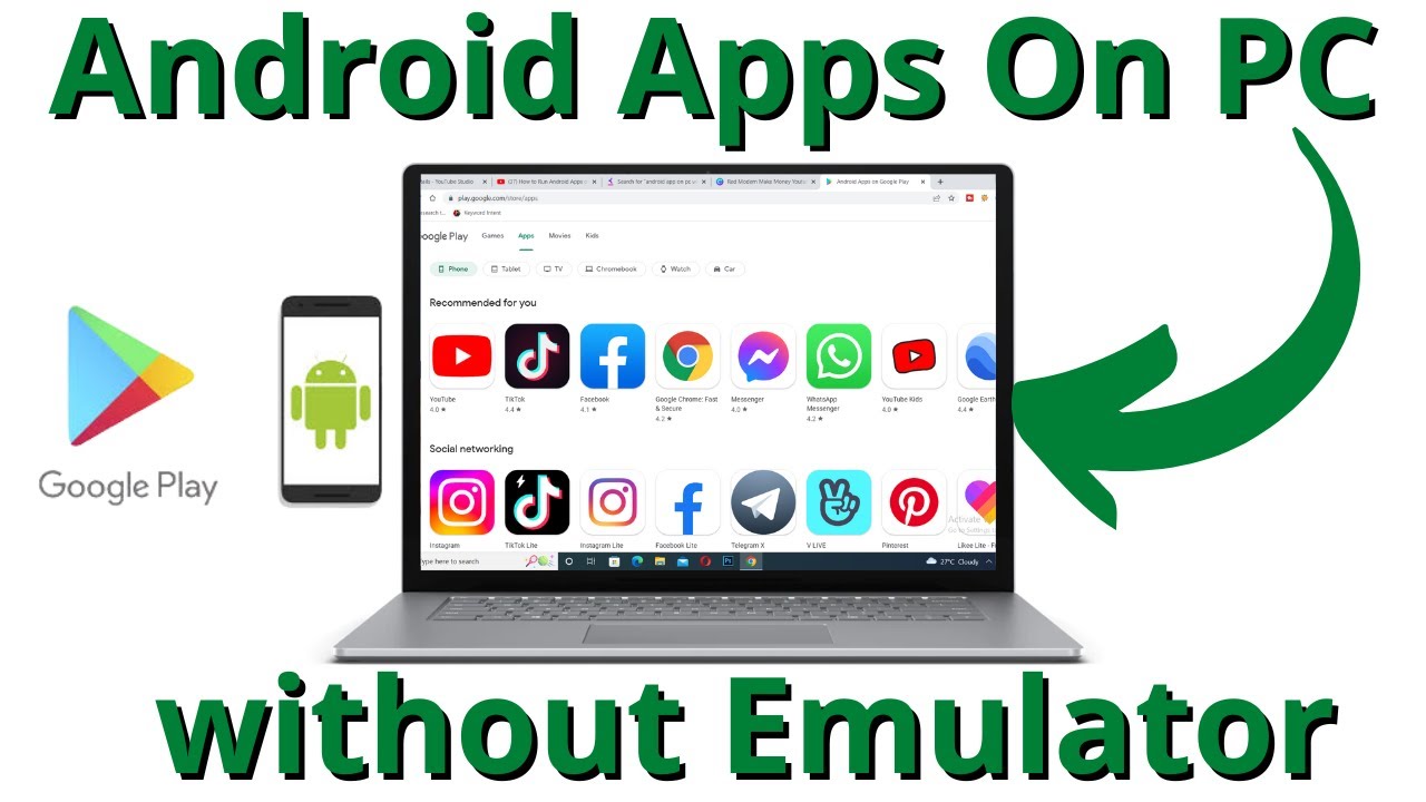 How to Run Android Apps on PC without Emulator? Use Android App on PC | Install Android Apps on PC