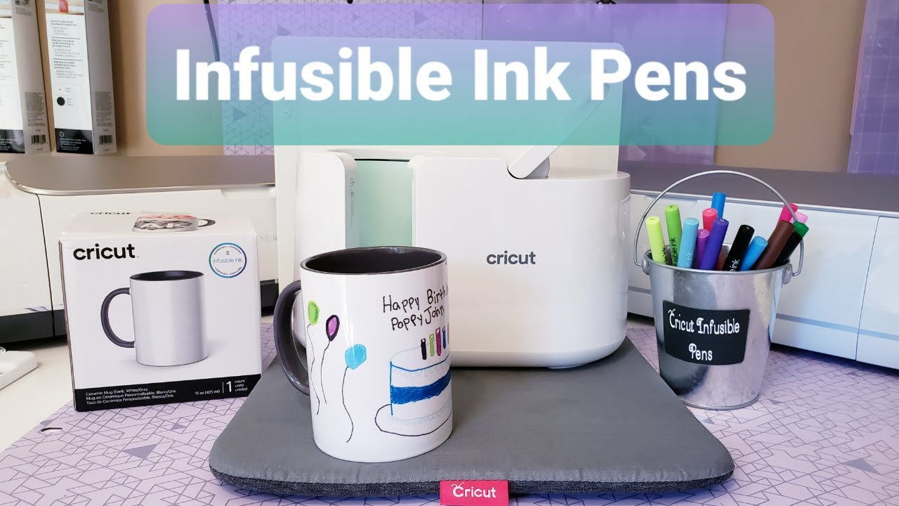 Учебное пособие по рисованию кружек с помощью терморучек и маркеров Cricut Infusible Ink
