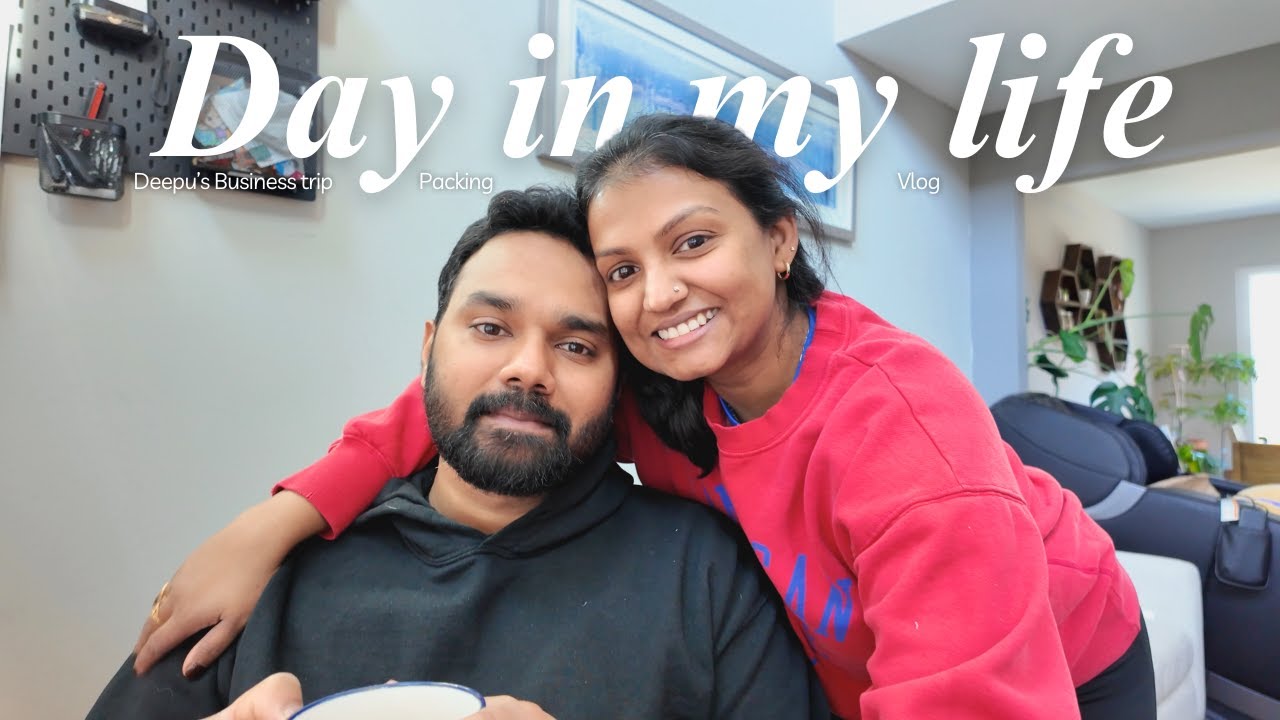 He’s Leaving for a Conference… So Here’s How My Day Went 🎥 | Day in My Life | Vlog
