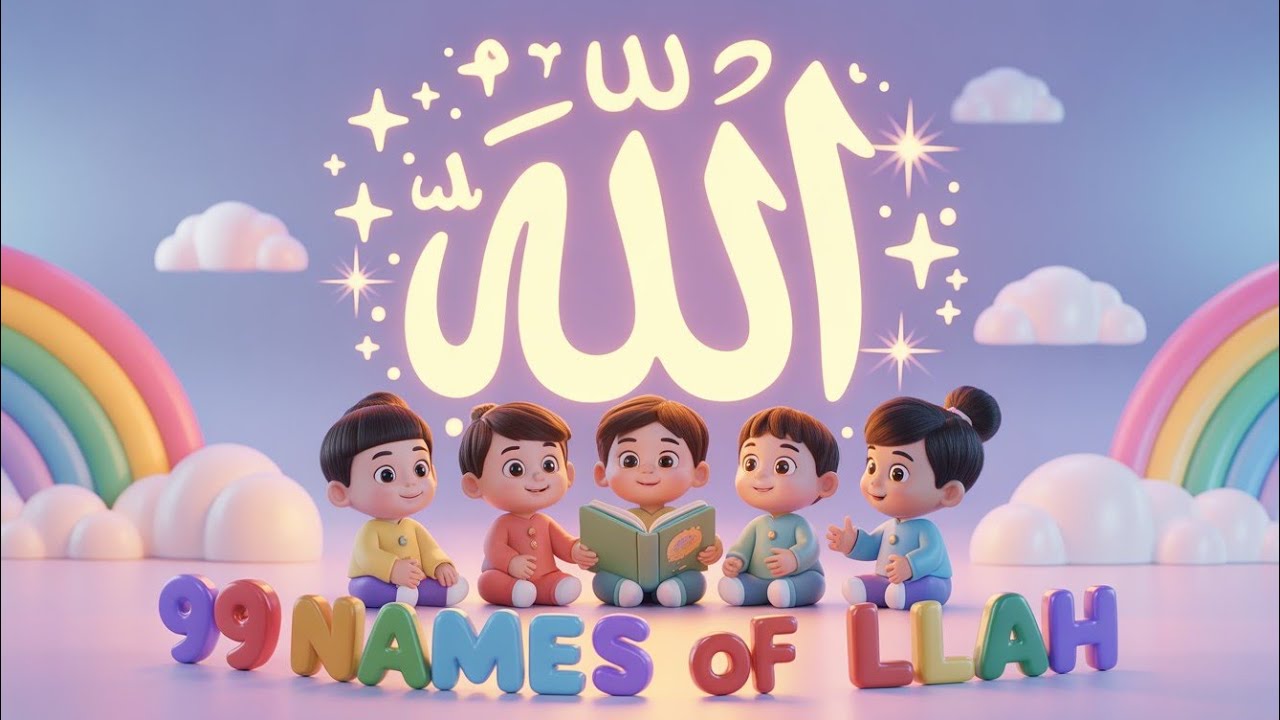 Allah ﷻ | 99 Names of Allah | Most Beautiful Islamic Rhyme for Kids @99NamesofAllah-h9l 