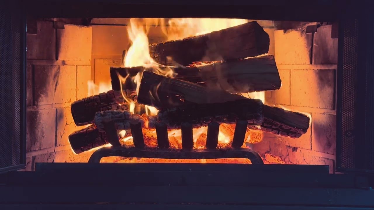 ￼[ASMR] 1 hr Real Fireplace 🔥 - Study 📚 Part 2