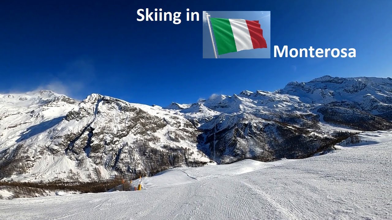 Skiing in Italy Monterosa Gressoney-La-Trinite Bettaforca 2.727m-Stafal1.825m