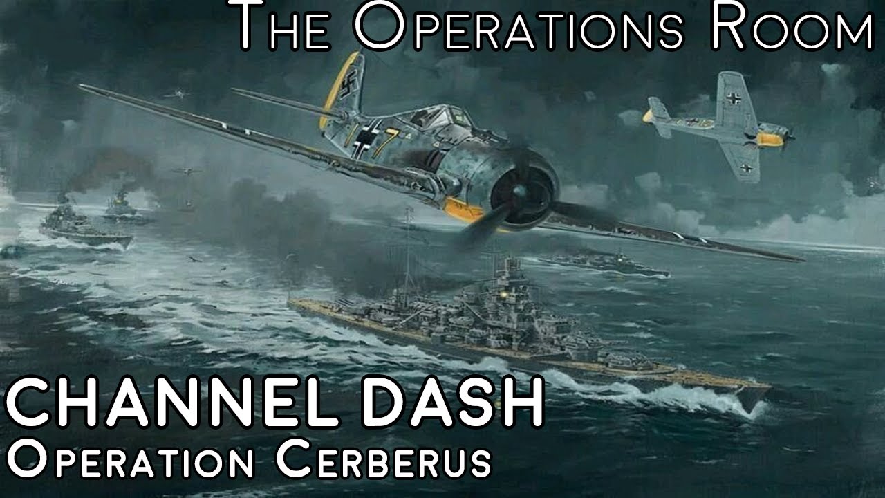 Channel Dash; Scharnhorst and Gneisenau Run the British Blockade - Animated