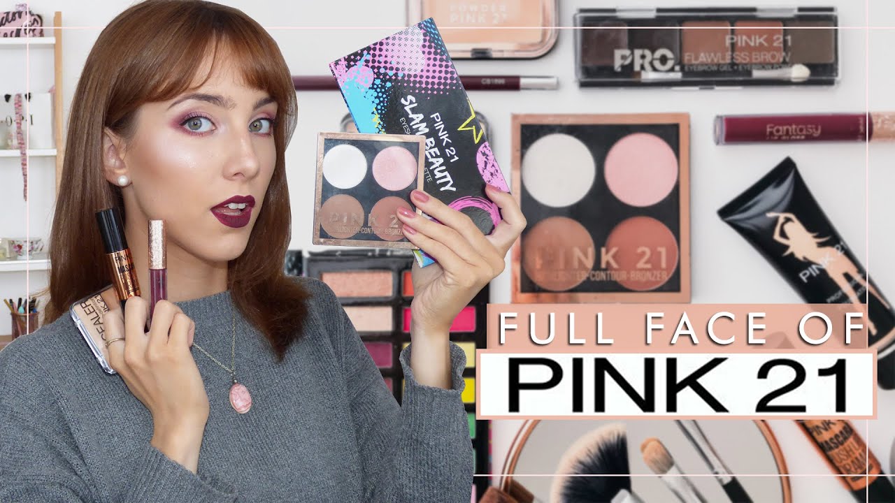 maquillaje usando sólo PINK 21 | mucho makeup nuevo!